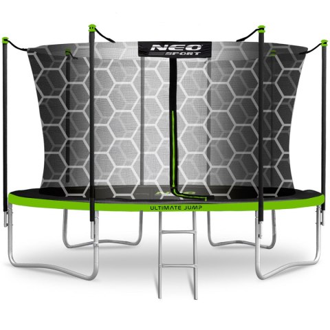 Trampolina ogrodowa 15ft/465cm z siatką wewnętrzną i drabinką Neo-Sport Trampolina ogrodowa 15ft/465cm z siatką wewnętrzną i drabinką Neo-Sport