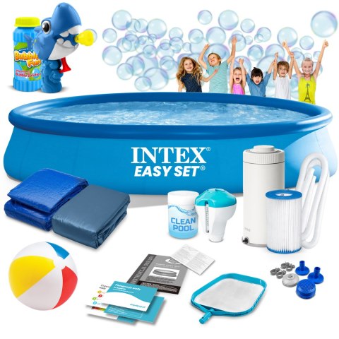 Basen ogrodowy rozporowy 457 x 84 cm 15w1 INTEX 28158 + maszynka do baniek GRATIS Basen ogrodowy rozporowy 457 x 84 cm 15w1 INTEX 28158 + maszynka do baniek GRATIS