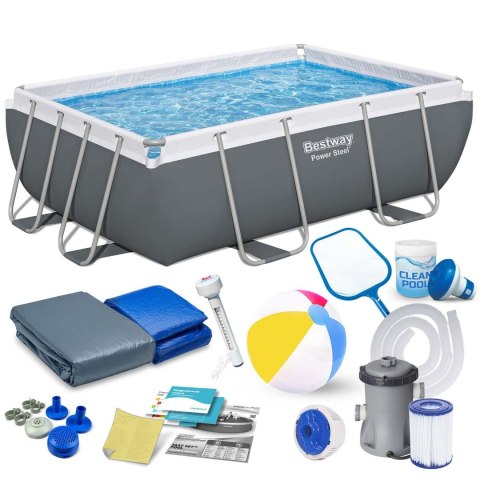 Basen ogrodowy stelażowy 282 x 196 x 84 cm 16w1 Bestway 56629N Basen ogrodowy stelażowy 282 x 196 x 84 cm 16w1 Bestway 56629N