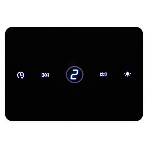 Okap kuchenny blatowy 90cm czarny BT-290