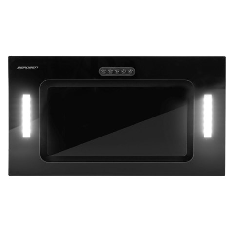 Okap kuchenny podszafkowy 52cm czarny BE-52A