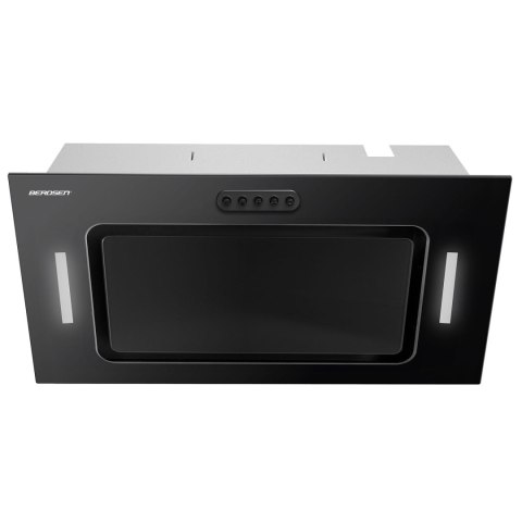 Okap kuchenny podszafkowy 52cm czarny BE-52A