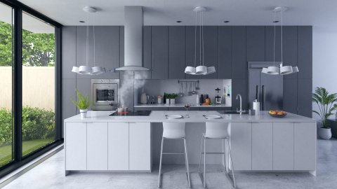 Okap kuchenny wyspowy 90 cm Berdsen BT-224