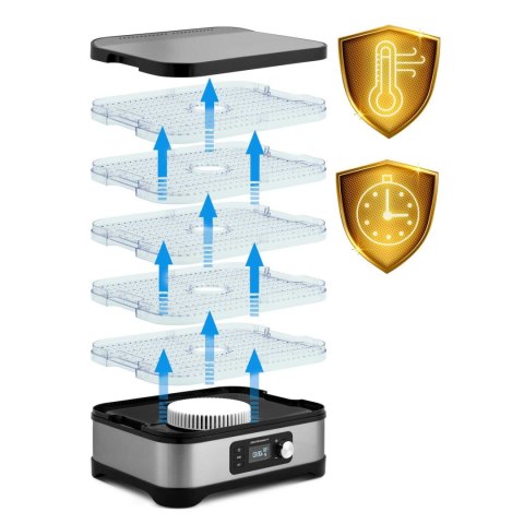 Suszarka do żywności Berdsen BD-690 srebrna