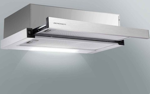 Okap kuchenny teleskopowy 50cm Inox BT-233 Okap kuchenny teleskopowy 50cm Inox BT-233