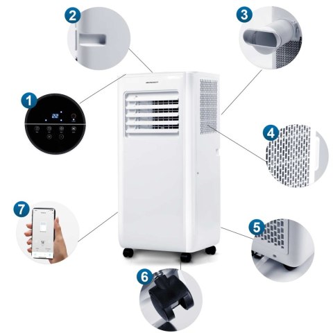 Klimatyzator przenośny 10000 BTU Berdsen BD-580