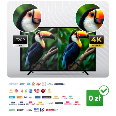 Antena wewnętrzna 360 stopni TV ultra HD 4K Berdsen BD-956 biała