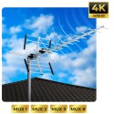 Antena zewnętrzna kierunkowa TV ultra HD 4K Berdsen BD-951