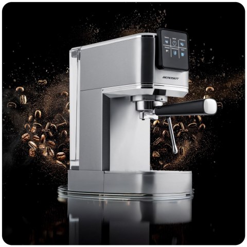 Ekspres do kawy kolbowy 20 bar Berdsen BD-770 srebrny