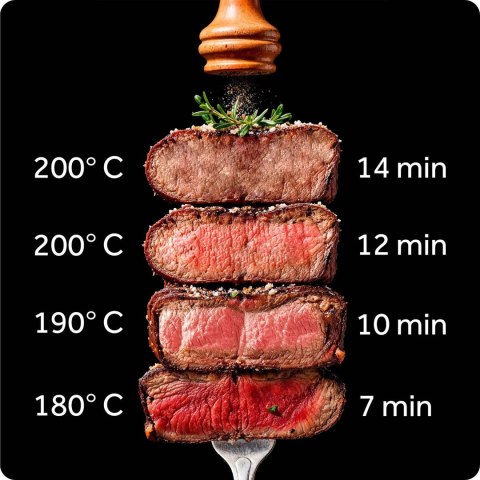 Frytkownica beztłuszczowa Air fryer Berdsen BD-656 srebrna