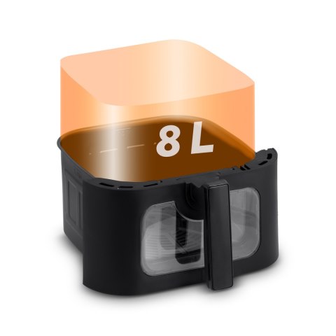 Frytkownica beztłuszczowa Air fryer Berdsen BD-661 czarna