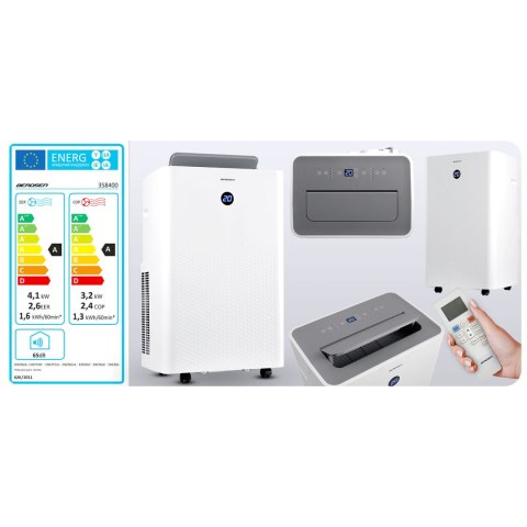 Klimatyzator przenośny 14000 BTU osuszacz grzanie WiFi 37l/24h Berdsen BD-583