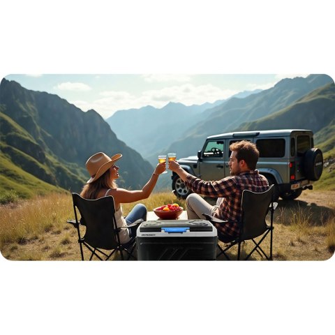 Lodówka kompresorowa turystyczna Icemax 402 Berdsen 40 litry - czarna