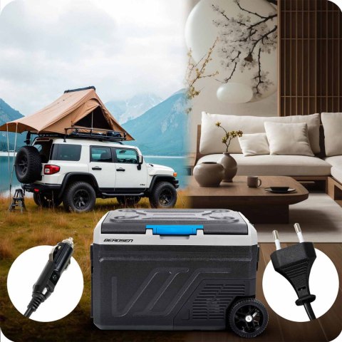 Lodówka kompresorowa turystyczna Icemax 402 Berdsen 40 litry - czarna