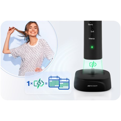 Szczoteczka soniczna do zębów Berdsen Galaxy czarna