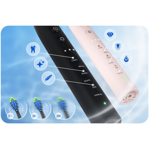 Szczoteczka soniczna do zębów zestaw 2 szt Berdsen Galaxy Duo