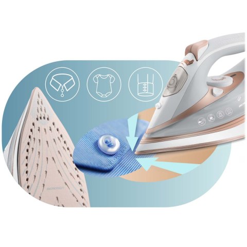 Żelazko parowe 3000W Berdsen BD-332 ceramiczna powłoka praca w pionie