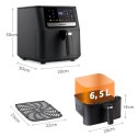 Frytkownica beztłuszczowa Air fryer Berdsen BD-662 czarna