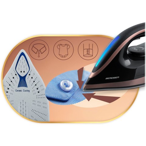 Stacja parowa żelazko generator pary 3000W Berdsen BD-334 ceramiczna powłoka