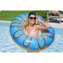 Dmuchane koło plażowe do pływania niebieski Donut 107cm BESTWAY