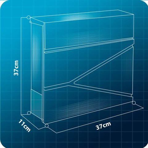 Skrzynka na listy 37x37x10,5 cm antracyt HM-862
