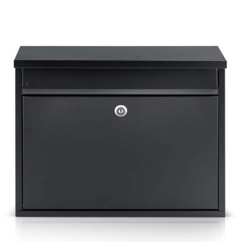 Skrzynka na listy 37,5x30,5x12 cm czarna HM-860