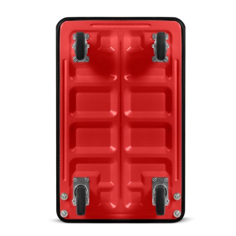 Wózek transportowy platformowy HM-505 czarno-czerwony