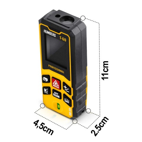 Dalmierz laserowy 60 m Humberg HM-173