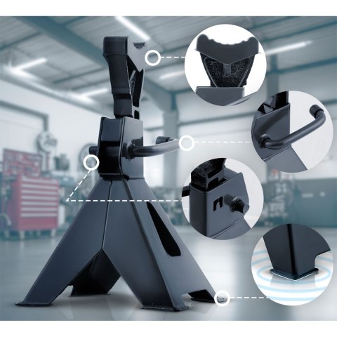 Kobyłki samochodowe warsztatowe 2 szt Humberg HM-384