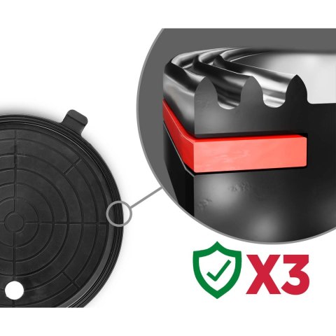 Przyssawka do płytek próżniowa z pompką do 200 kg Humberg HM-161