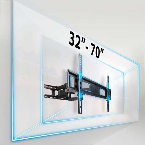 Uchwyt do telewizora 32-70 cali Humberg 45 kg