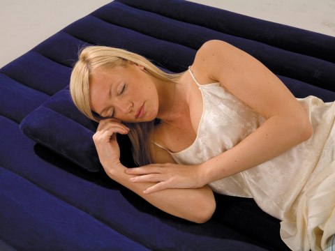 Welurowa poduszka dmuchana 43 x 28 x 9 cm INTEX 68672