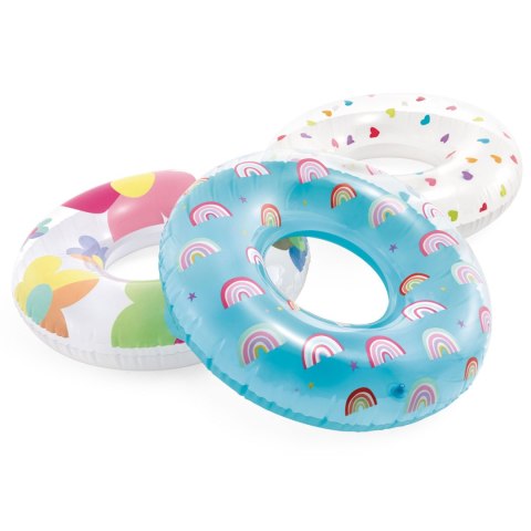 Koło do pływania serca 81 cm INTEX 59259