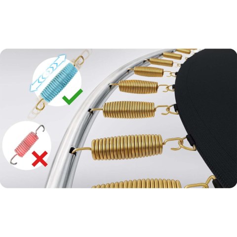 Trampolina ogrodowa 10ft/312cm z siatką wewnętrzną i drabinką Neo-Sport