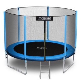 Trampolina ogrodowa 8ft/252cm z siatką zewnętrzną i drabinką Neo-Sport
