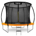 Trampolina ogrodowa profilowana 8ft/252cm z siatką wewnętrzną Neo-Sport