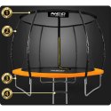 Trampolina ogrodowa profilowana 8ft/252cm z siatką wewnętrzną Neo-Sport