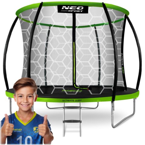 Trampolina ogrodowa profilowana 10ft/312cmz siatką wewnętrzną Neo-Sport