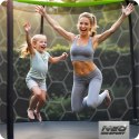 Trampolina ogrodowa profilowana 10ft/312cmz siatką wewnętrzną Neo-Sport