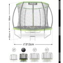 Trampolina ogrodowa profilowana 10ft/312cmz siatką wewnętrzną Neo-Sport