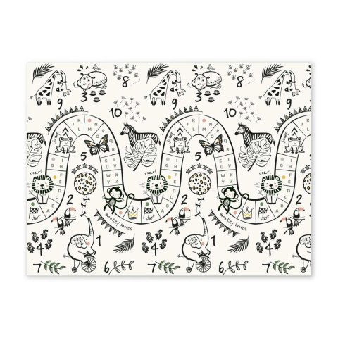 Mata piankowa edukacyjna składana 200 x 150 x 1 cm Nukido NK-341